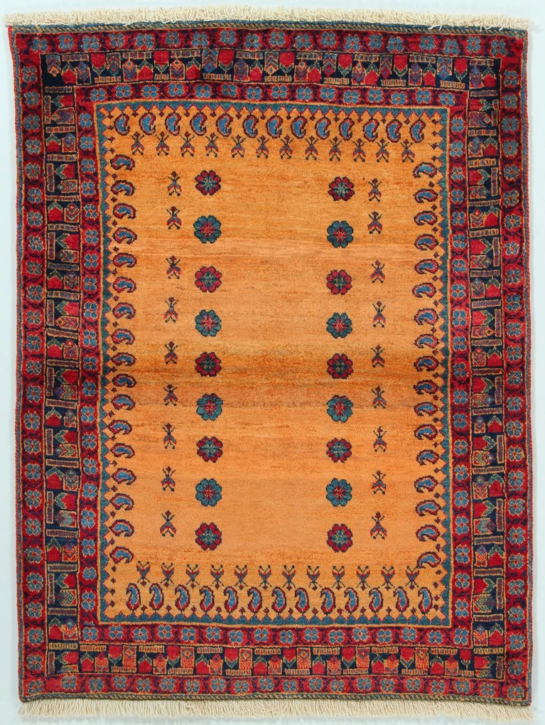 Rizbaft Tappeto 140x110 (Iran) Annodato A Mano