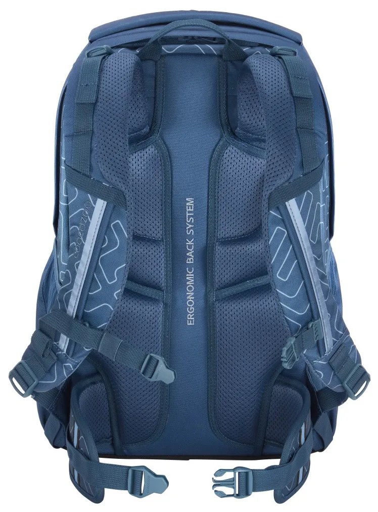 Zaino scuola coocazoo EVERY, Blue Maze