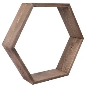 SET 3x Mensola da parete abete marrone