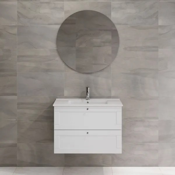 BATH DELUXE 01-080-00-58-00 - Specchio da bagno NORDBORG diametro 80 cm