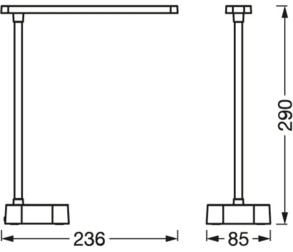 Osram - Lampada da tavolo LED dimmerabile a sfioramento PANAN LED/5,2W/5V 1200 mAh CRI 90