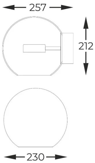 Zuma Line W0428-01D-L4AC - Applique a LED ENCELADUS LED/5W/230V oro