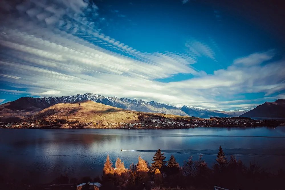 Fotomurale – Sera al lago