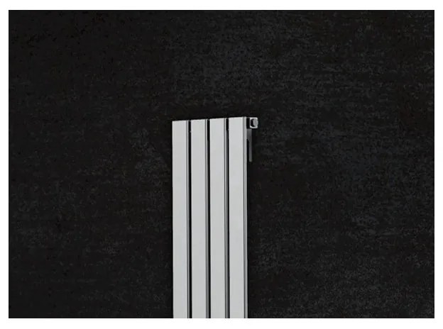 Kamalu - termoarredo radiatore bagno 180x30cm con elementi piatti modello kam-370
