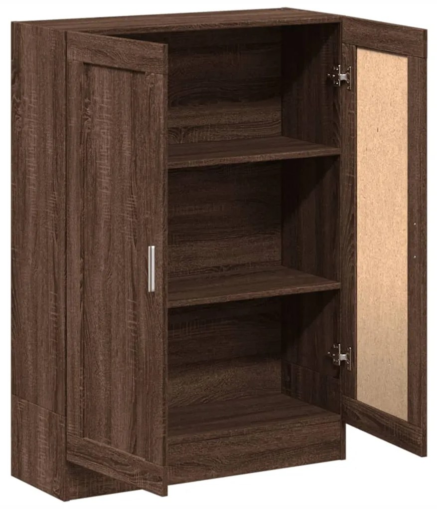 Libreria rovere marrone 82,5x30,5x115 cm in legno multistrato