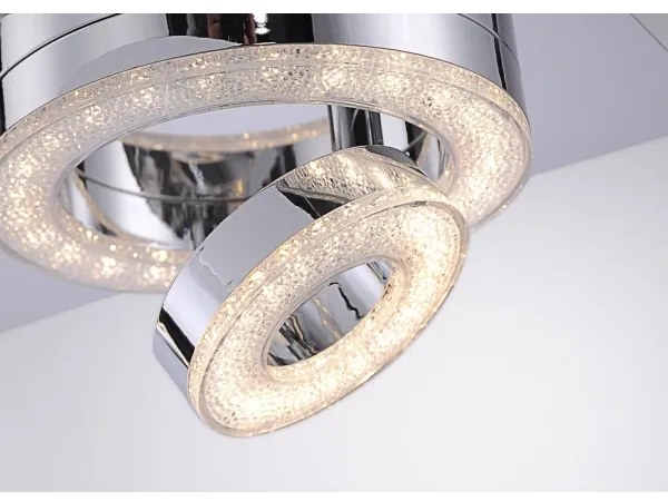 Leuchten Direkt 14521-17 - Plafoniera LED TIM 2xLED/2,8W/230V + 2xLED/3,1W