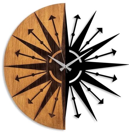 Orologio da parete diametro 56 cm 1xAA legno/metallo