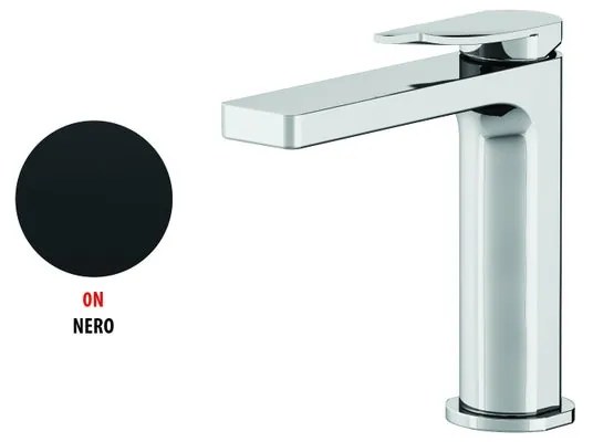 Rubinetto per lavabo a canna bassa Soffio nero opaco GATTONI RUBINETTERIA