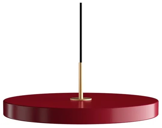 Asteria Plus Lampada a Sospensione Medium Ruby Rosso/Ottone - UMAGE