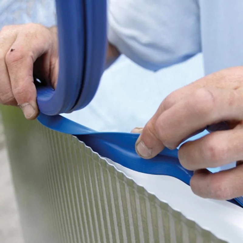 Liner blu Mosaicato 50/100 W 375 cm x L 7.3 m, Ø 375 cm