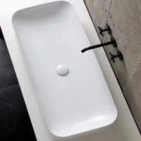 Lavabo da appoggio / semincasso Ceramica Azzurra Elegance 90X40