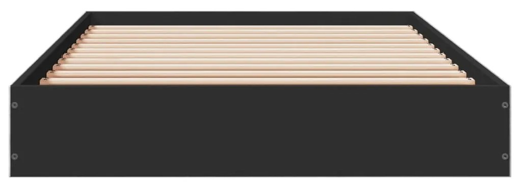 Giroletto nero 90x200 cm in legno multistrato