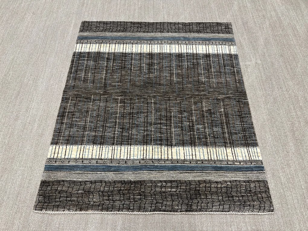 Loribaft Tappeto 150x180 Marrone (Iran) Annodato A Mano