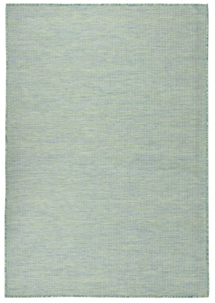 Tappeto Da Esterni A Tessitura Piatta 160x230 Cm Turchese /