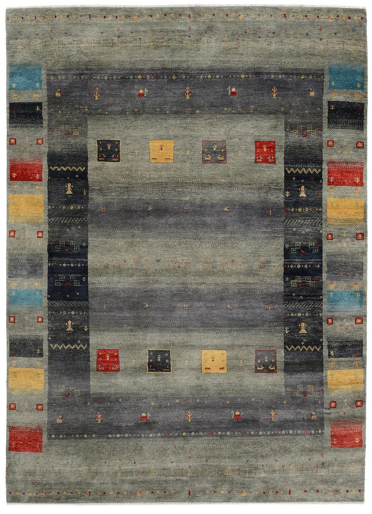 Loribaft Tappeto 170 x 240 (Indian) Annodato A Mano