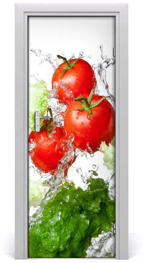 Rivestimento Per Porta Pomodori e lattuga 95x205 cm