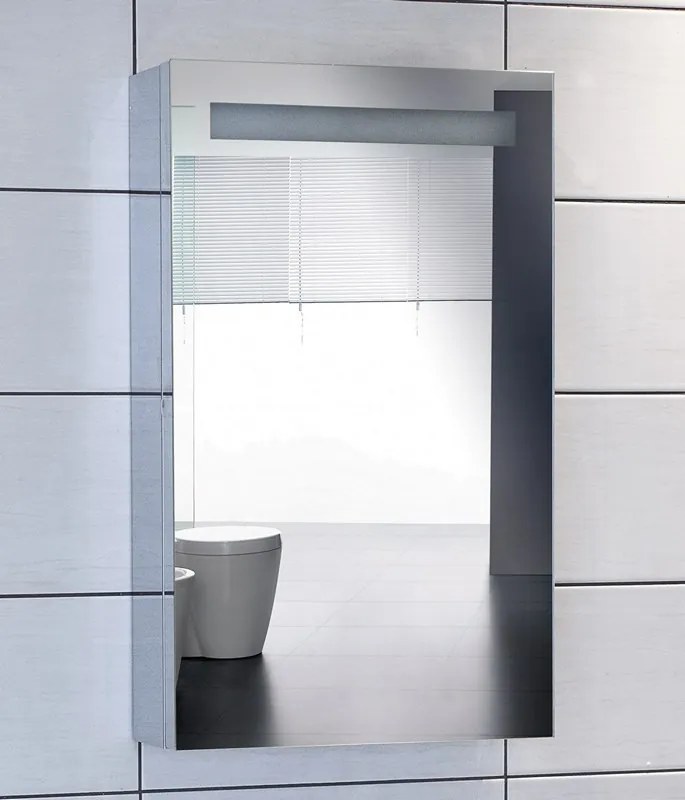 Specchiera contenitore illuminazione a led 67x40 KAM-1411 - KAMALU