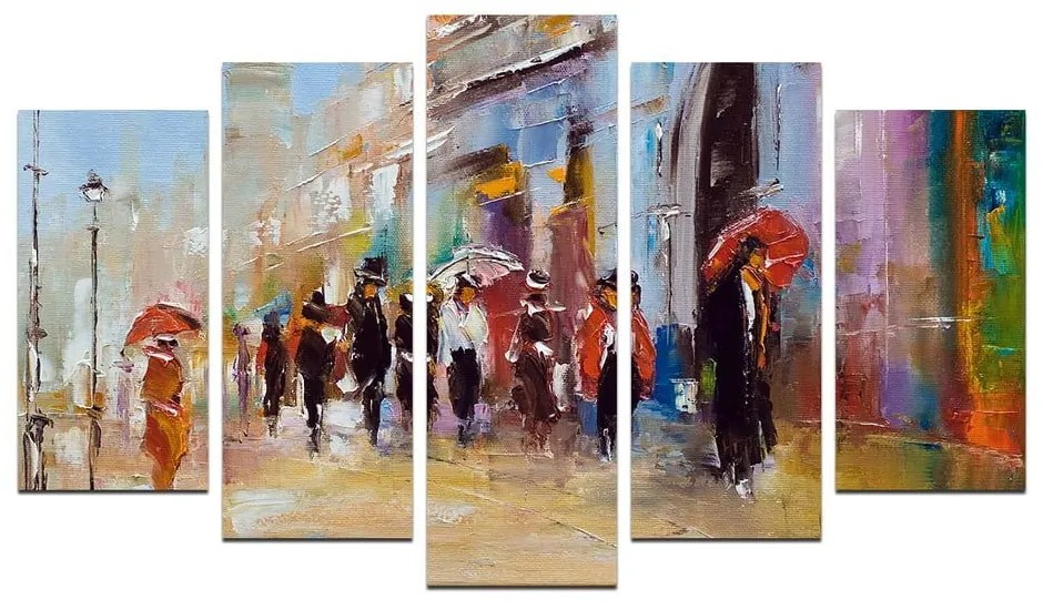 Dipinti in set di 5 pezzi 20x60 cm - Wallity