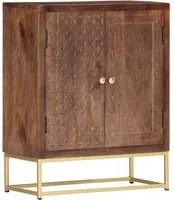 Credenza 60x30x75 cm in Legno Massello di Mango 286553