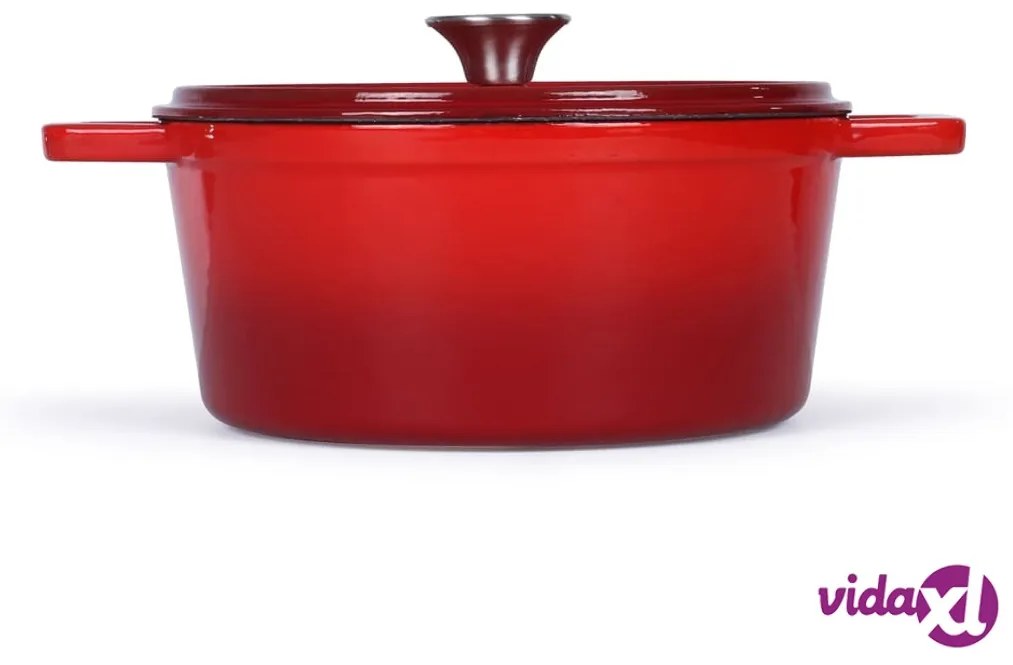 Livoo Casseruola Rotonda 24 cm 4 L Rossa