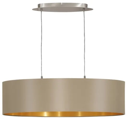Eglo 31613 - Lampadario a cavo MASERLO 2xE27/60W/230V