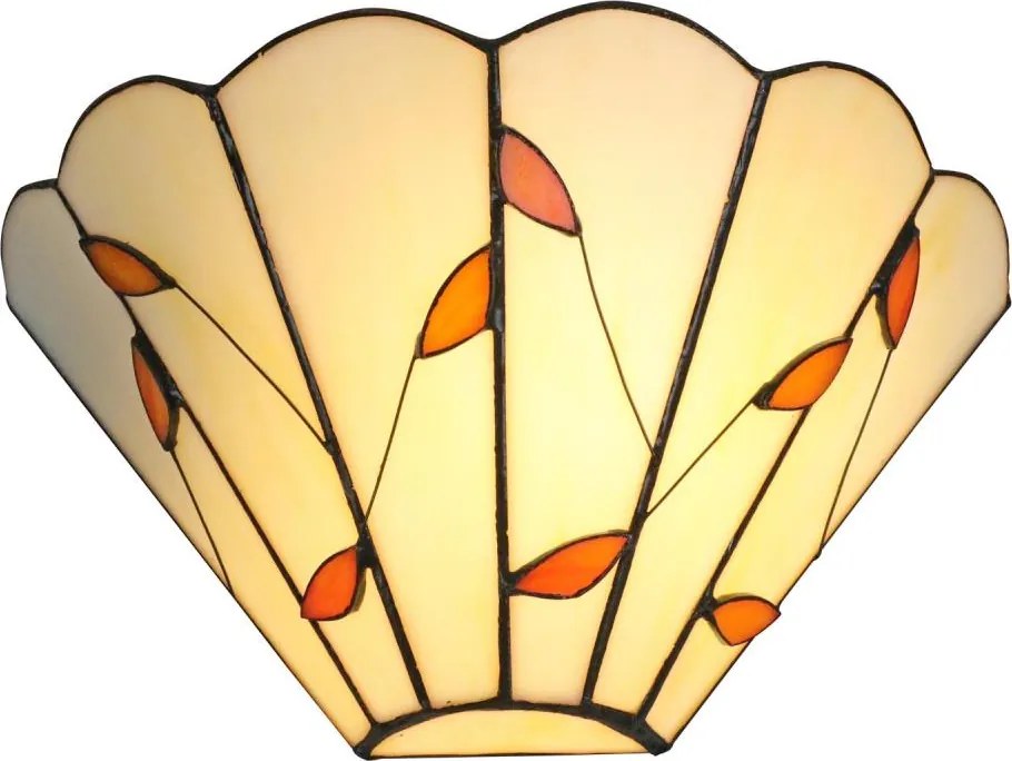 Brilagi - Applique da parete in vetro stile Tiffany FOLIA 1xE14/40W/230V