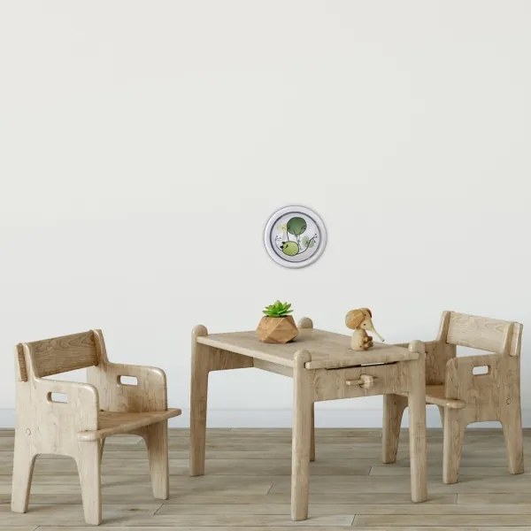 Rabalux 76071 - Lampada notturna LED per bambini FROGGO LED/0,3W/2xAA 6000K