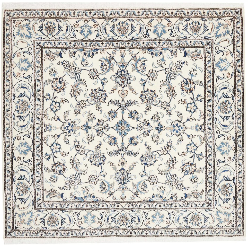 Nain Tappeto persiano 190 x 200 Beige (Iran) Annodato A Mano