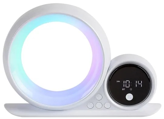 Rabalux 76109 - LED RGB Lampada da tavolo con altoparlante WAKEWAY LED/5W/230V