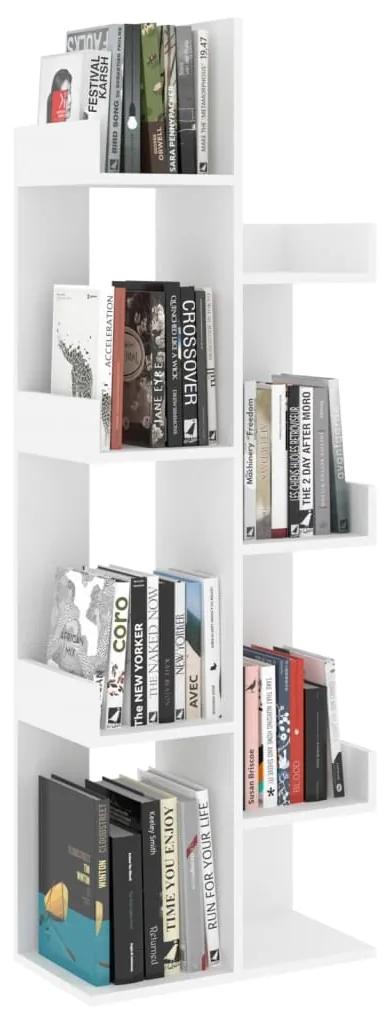 Libreria bianca 48x25,5x140 cm in truciolato