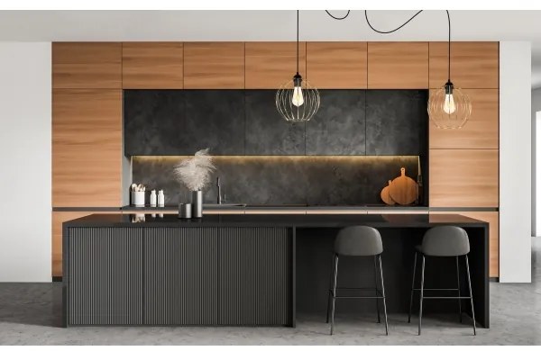 Lampadario a sospensione con filo MATT 2xE27/60W/230V ragno nero/oro