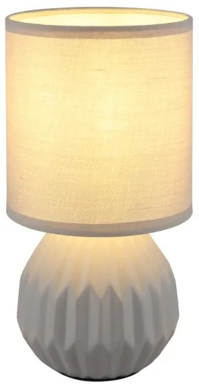 Globo 21730G - Lampada da tavolo SYLAS 1xE14/40W/230V grigio