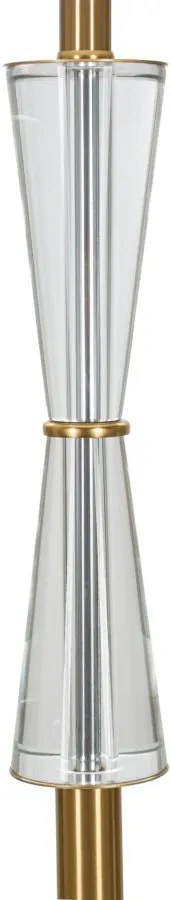 Lampada da Terra Cristal Elegante Ø 40 cm, Altezza 153 cm