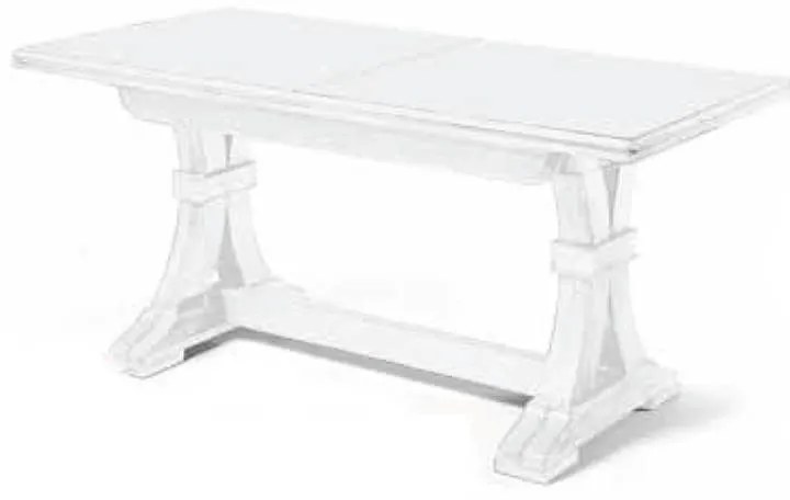 DUSTIN - tavolo da pranzo allungabile in legno massello cm 160/340 X 85