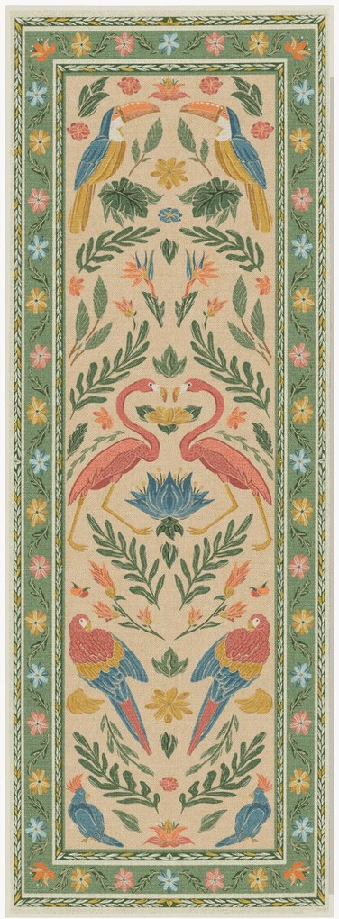 Passatoia lavabile Feather by Iris Apfel