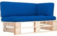 Divano Angolare da Giardino su Pallet Legno di Pino Impregnato cod mxl 54954