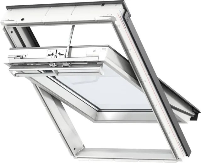 Finestra da tetto (faccia inclinata) VELUX GGU FK08 007021 elettrico L 66 x H 140 cm bianco