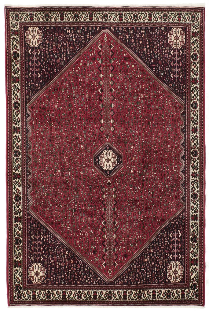 Abadeh Tappeto 300 x 200 (Iran) Annodato A Mano