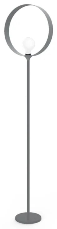 Lampada da terra Nucleo in acciaio, H 180 cm, E27 MAX42W LUMICOM