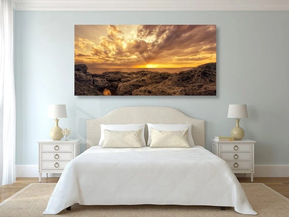 Quadro su tela – Scogliere del mare