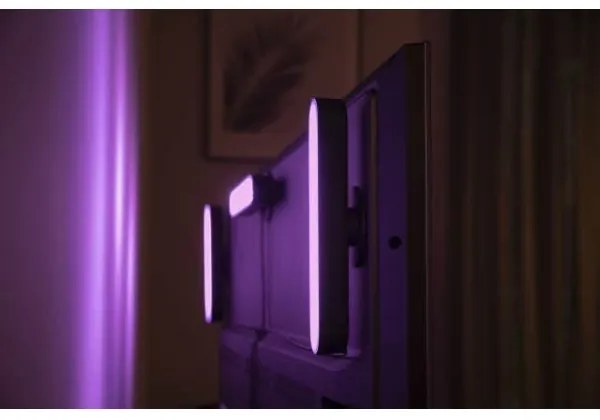 Philips - SET 2x Lampada da tavolo dimmerabile LED RGB Hue AMBIANCE LED/6W/230V