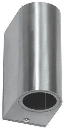 Applique da Esterno Bidirezione IP65 GU10 Stondata - Inox