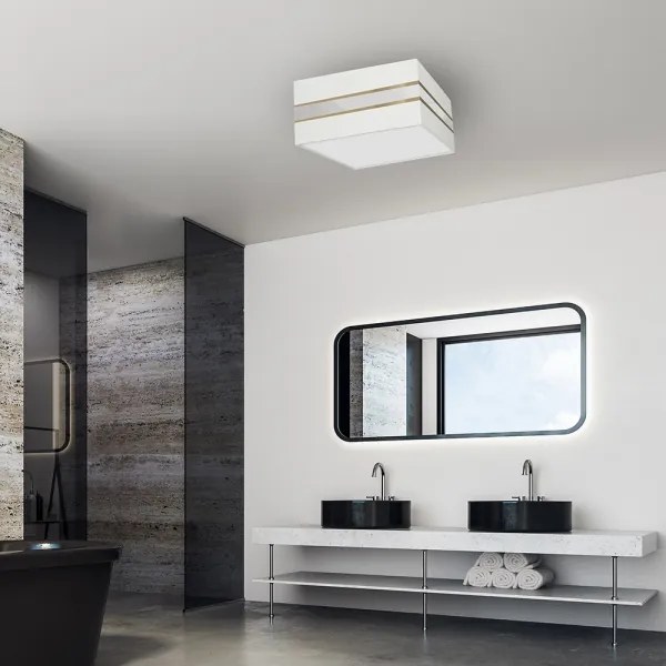 Plafoniera ULTIMO 2xE27/60W/230V bianca