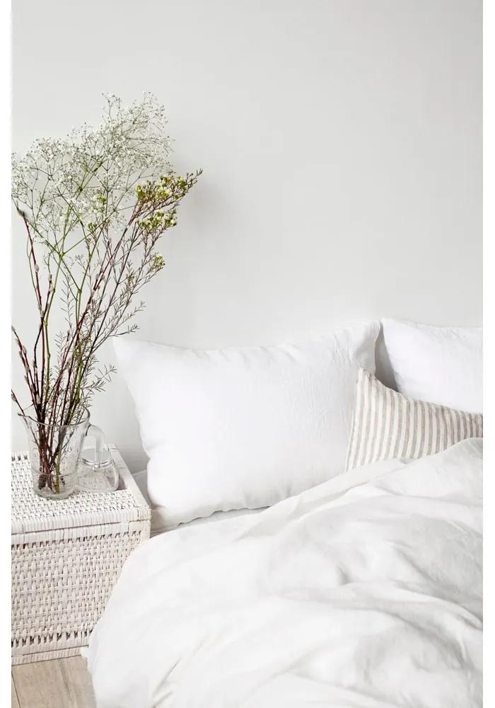 Federa di lino bianca , 70 x 90 cm White - Linen Tales