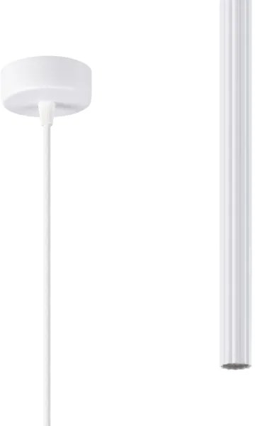 Sollux SL.1337 - Lampadario a sospensione con filo ARCHE 1xG9/8W/230V bianco