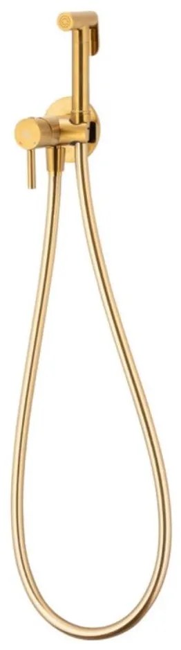 KFA Armatura 5039-512-31 - Rubinetto per bidet con doccia da incasso MOZA oro
