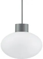 Sospensione Moderna Clio Alluminio Antracite 1 Luce E27