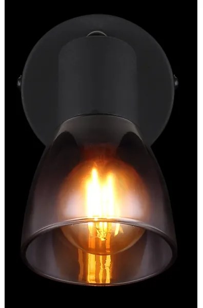 Globo 54312-1 - Faretto da parete SATELLA 1xE14/25W/230V nero