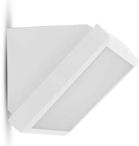 Lampada da parete LED esterna 20W 230V 6400K IP65 bianco