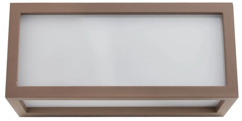 Applique Flute Design - E27 Mattone (Ruggine - Corten)